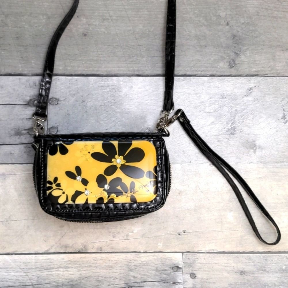 Debbie Brooks New York Embellished Mini Micro Wristlet Wallet Bag